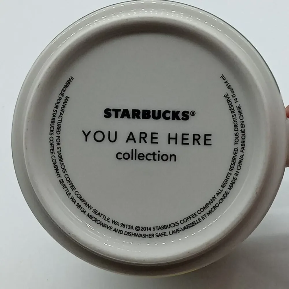 Starbucks ORLANDO You Are Here Collection Mug Coffee Cup 2017 Florida 14 Oz